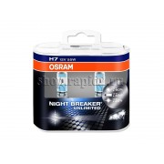 Галогенная лампа Н7 для Skoda Rapid, Osram Night Breaker Unlimited